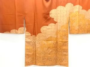 雲模様絵羽道行コート